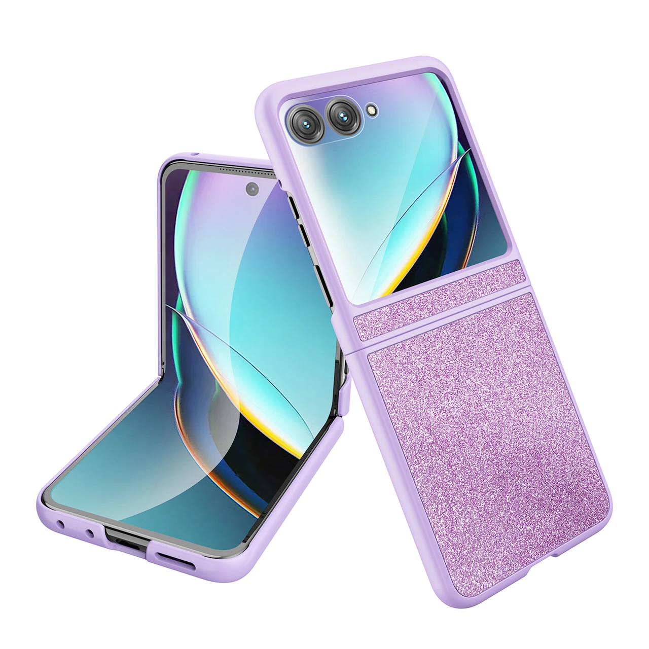 For Motorola Razr 50 Glitter Texture Case Slim Shockproof Cover