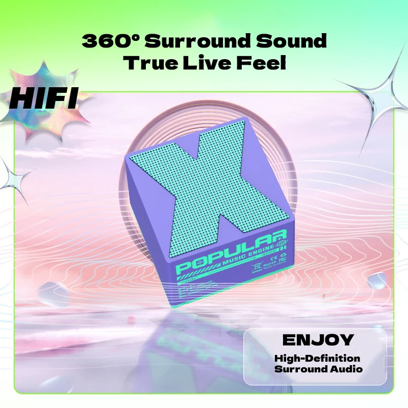 Mini Portable Wireless Bluetooth Aluminum alloy Speaker Outdoor Gift