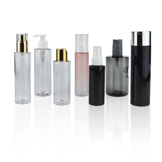 Flat-shoulder cylinder bottle