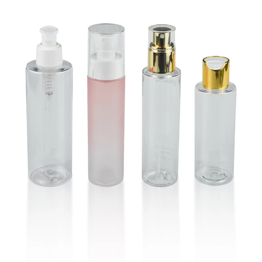 Flat-shoulder cylinder bottle