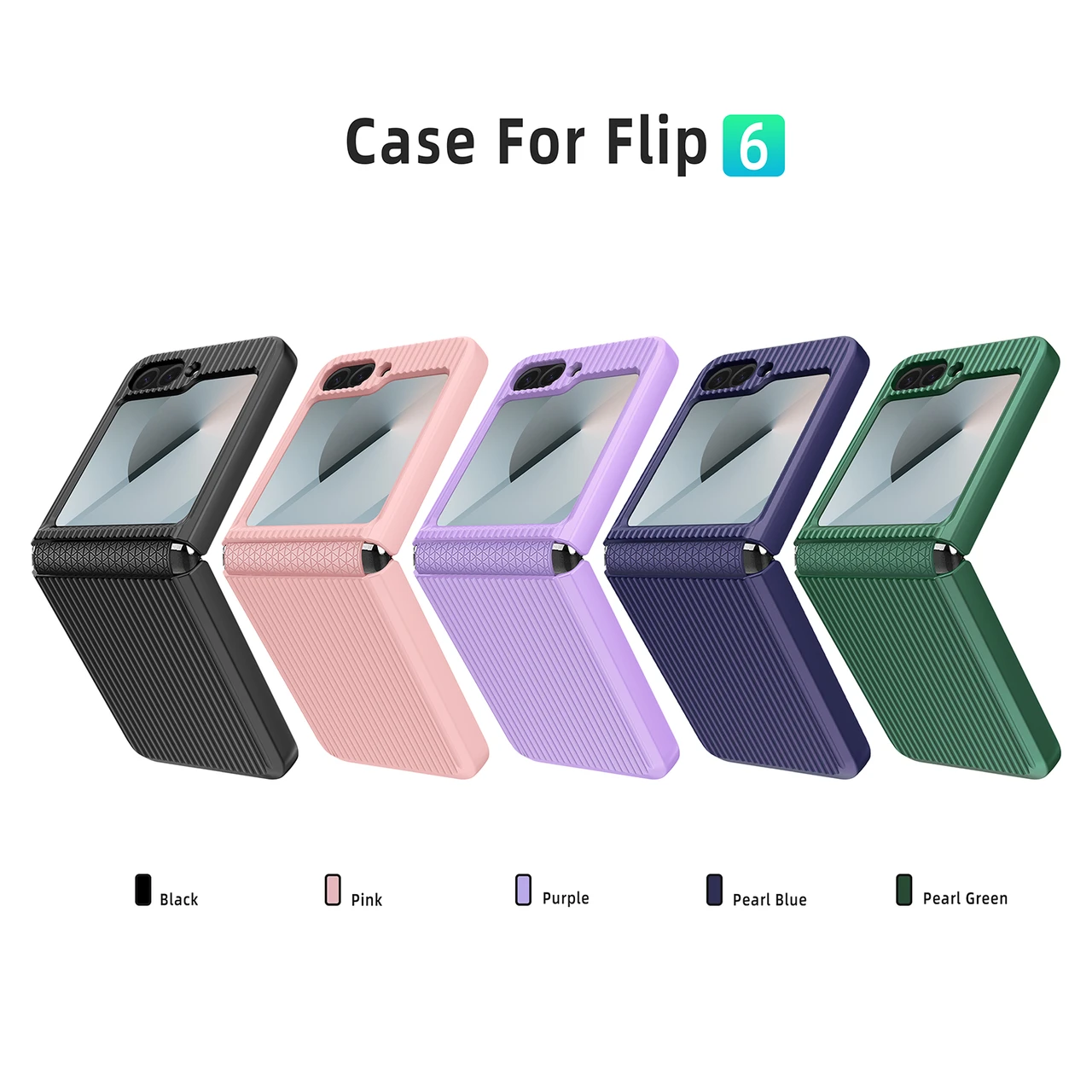 For Samsung Galaxy Z Flip6 Full Coverage Suitcase Style Phone Case