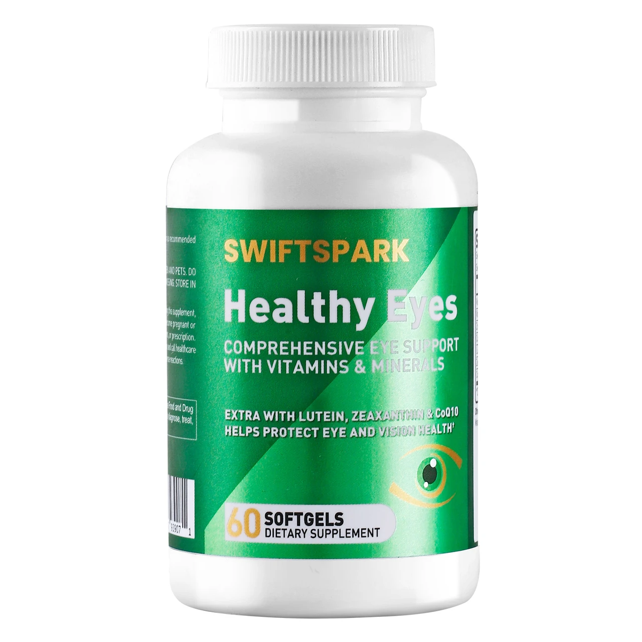 Lutein Pills 60 Softgels - Comprehensive Eye Support with Vitamins & Minerals, Extra Lutein & Zeaxanthin, Helps Protect Eye and Vision Health, Dietary Supplement