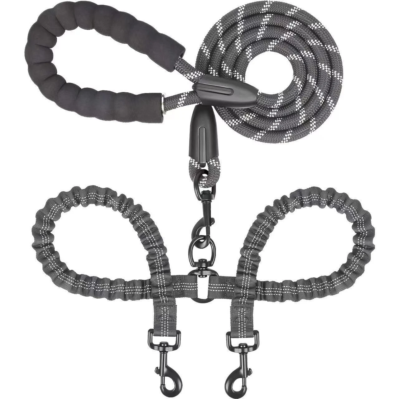 Double Dog Leash - 360° Rotating