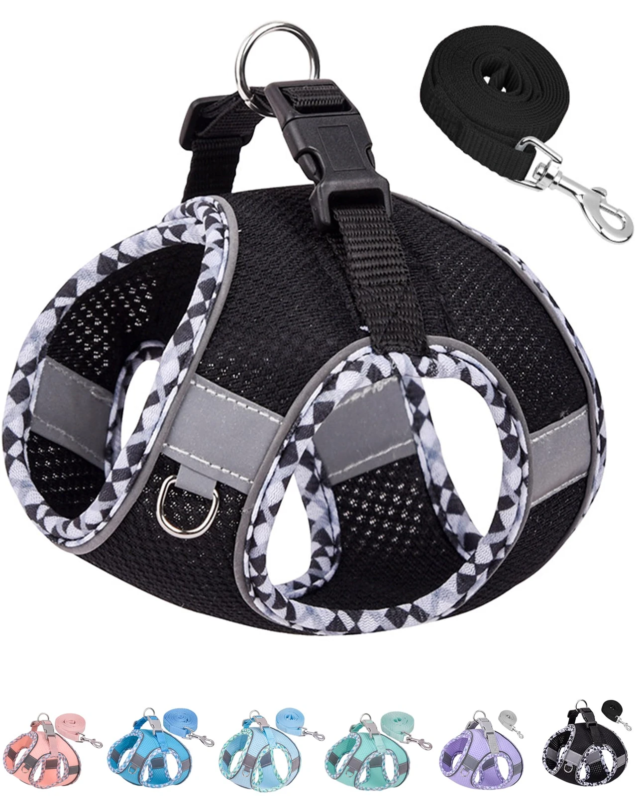 No-tension puppy harness leash