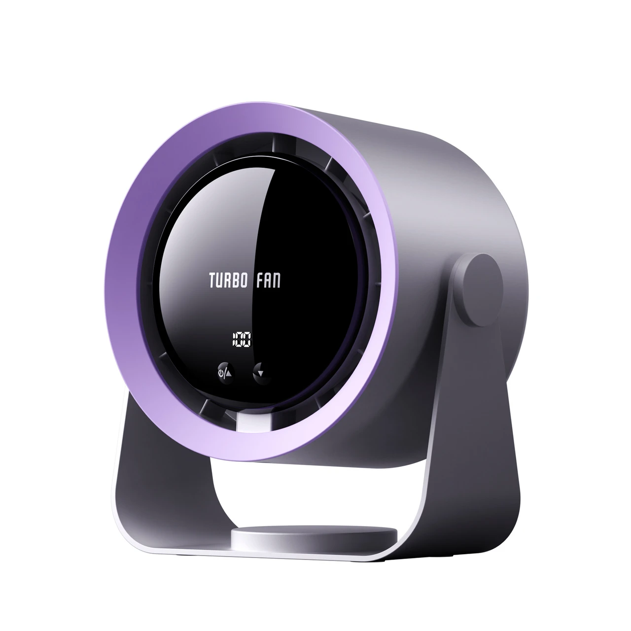 USB Turbo Fan Silent Rechargeable Air Circulator For Desktop Or Wall