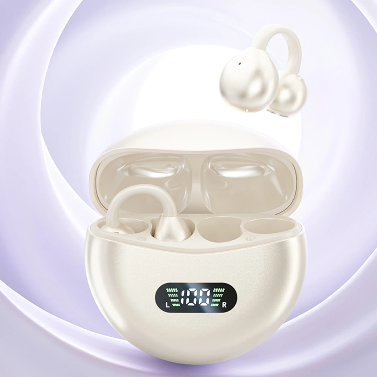 TWS Bluetooth Earbuds Open Ear Clip Design Portable Wireless