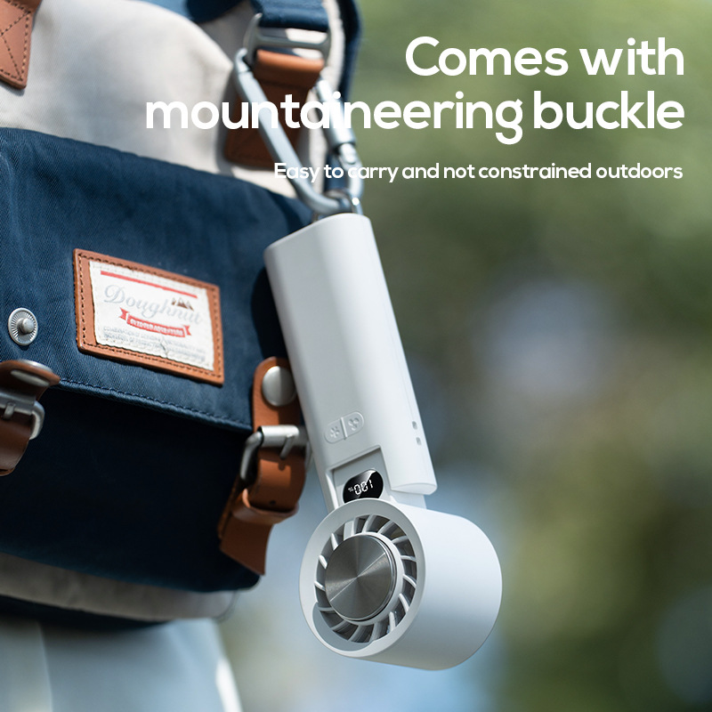 Folding Handheld Fan 100 Speed Adjustable Cold Air USB Rechargeable-Cellmalls