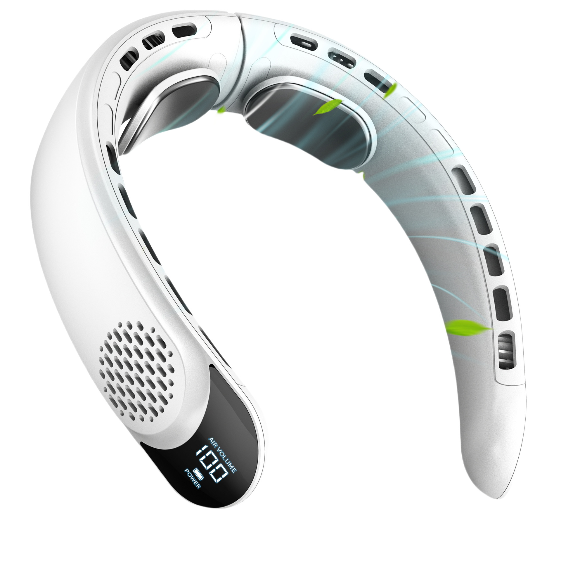 USB Neck Fan Foldable Silent Handheld Portable Rechargeable Mini Fan-Cellmalls