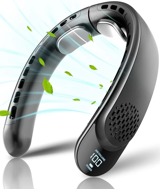 USB Neck Fan Foldable Silent Handheld Portable Rechargeable Mini Fan-Cellmalls