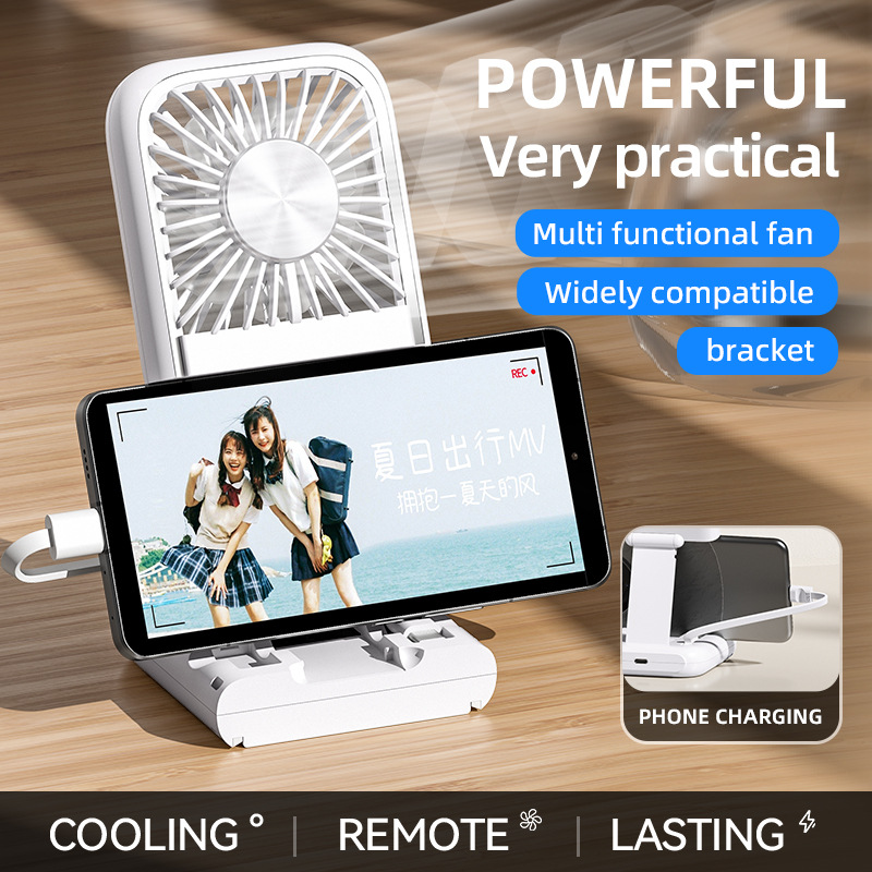 Ice Cooling Fan Handheld Portable Desktop Multifunction Mini Fa-Cellmalls