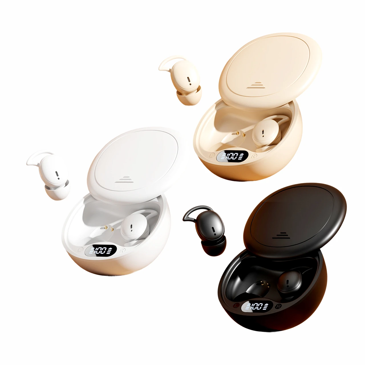 TWS Sleep Earbuds Noise Cancelling Bluetooth Mini Wireless Earphones