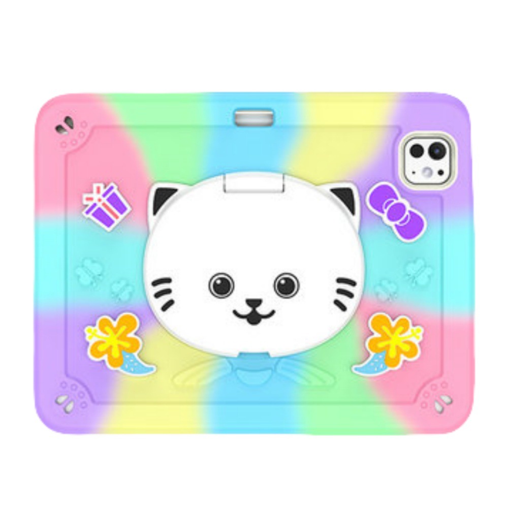 iPad Case Cute Cat Shockproof Silicone Cover For iPad Air Pro 7 8 9-Cellmalls