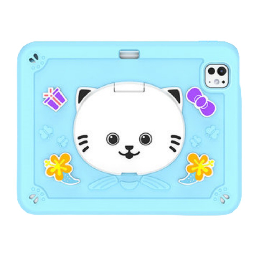 iPad Case Cute Cat Shockproof Silicone Cover For iPad Air Pro 7 8 9-Cellmalls