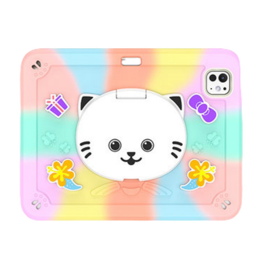 iPad Case Cute Cat Shockproof Silicone Cover For iPad Air Pro 7 8 9-Cellmalls