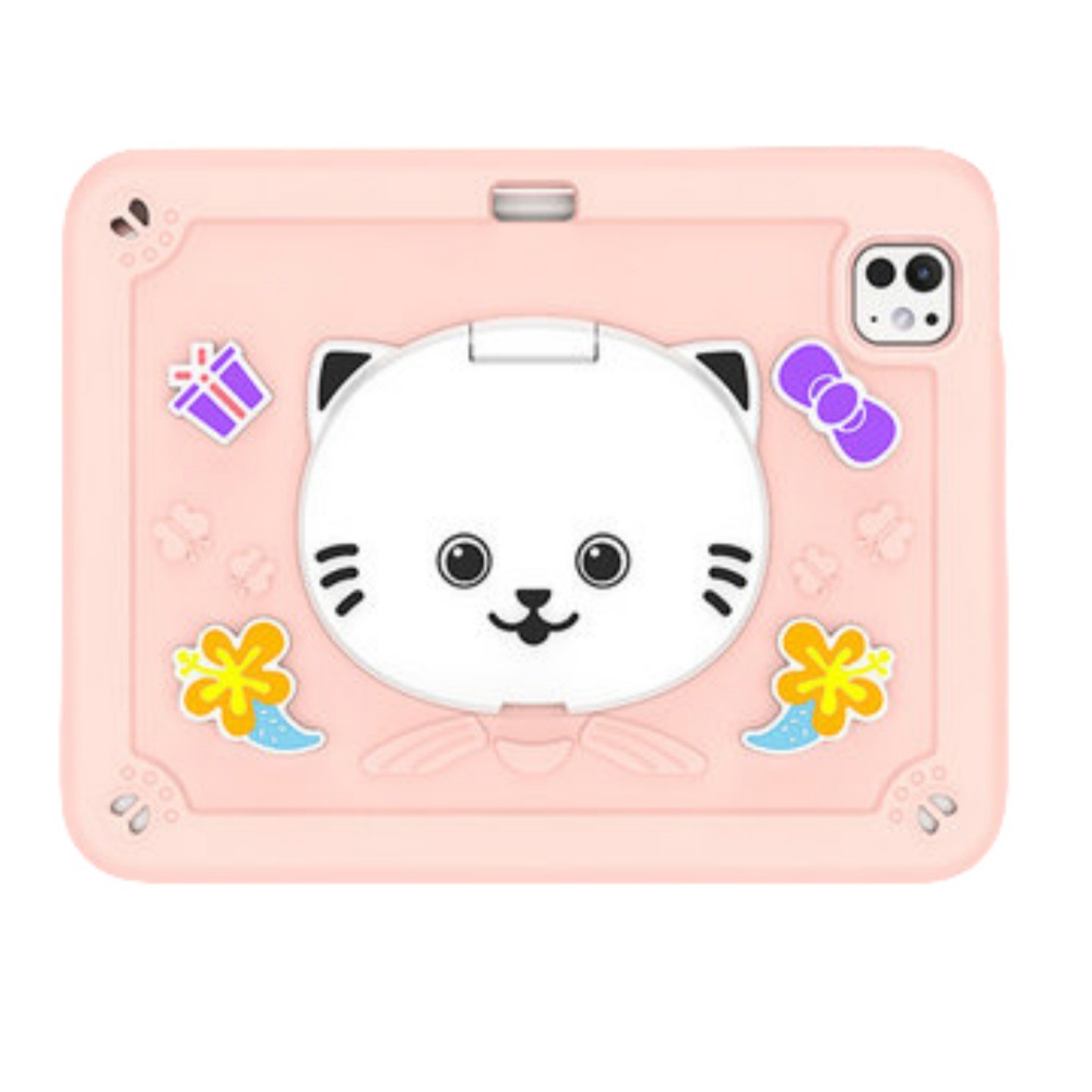 iPad Case Cute Cat Shockproof Silicone Cover For iPad Air Pro 7 8 9-Cellmalls