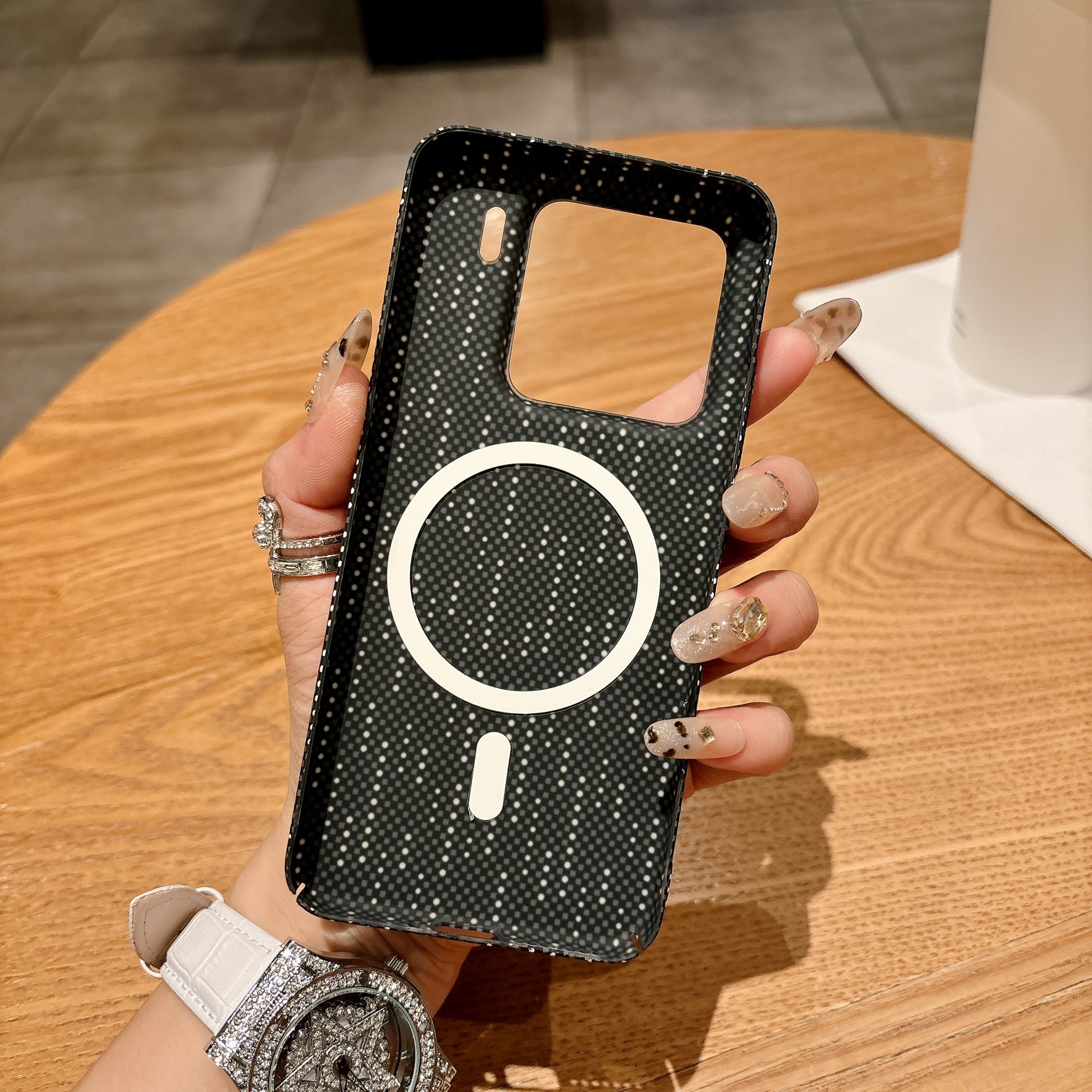 Kevlar Hard Case For Xiaomi Ultra Thin Magnetic Carbon Fiber Cover-Cellmalls