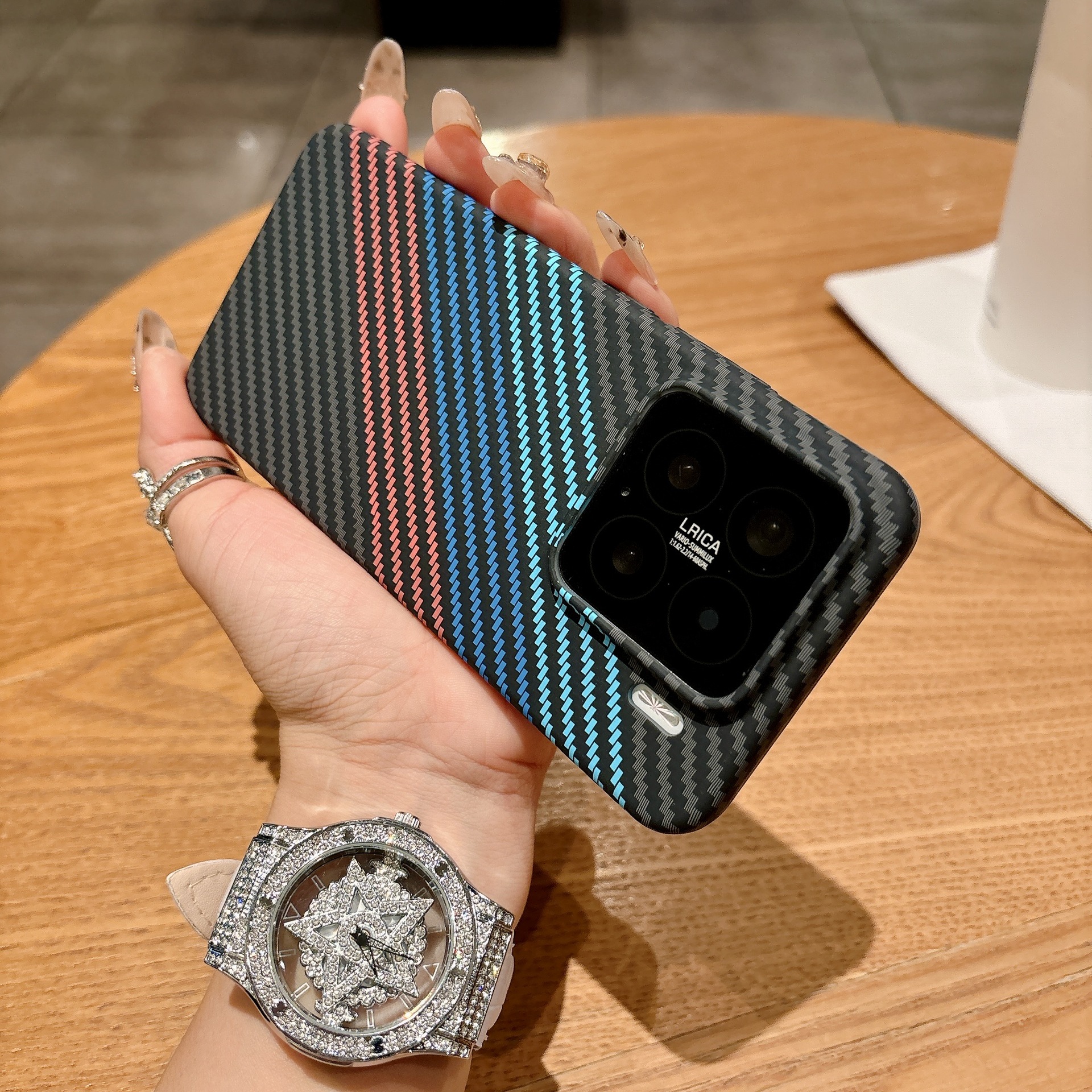 Kevlar Hard Case For Xiaomi Ultra Thin Magnetic Carbon Fiber Cover-Cellmalls