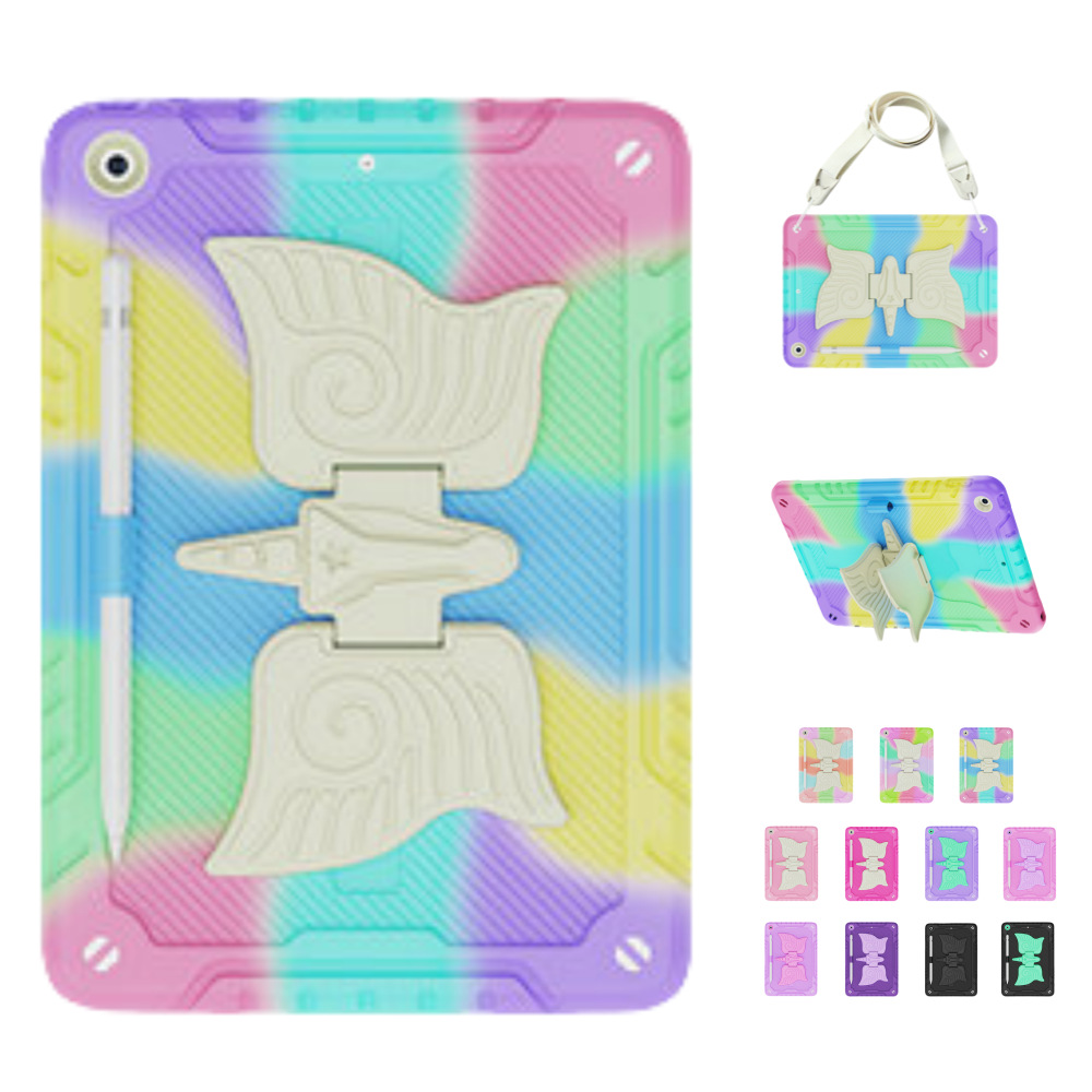 iPad Case For 7 8 9 10 11 Air Series Cartoon Silicone Cover-Cellmalls