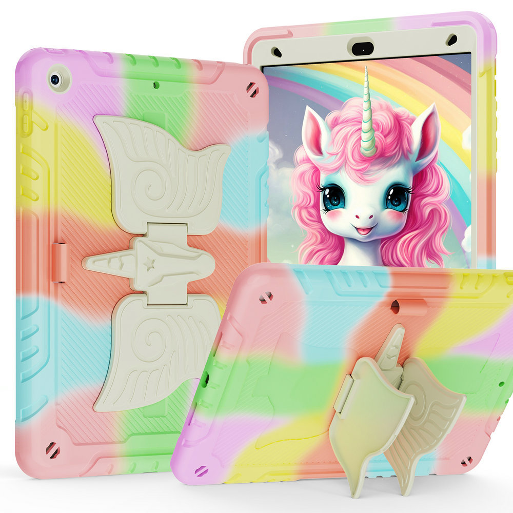 iPad Case For 7 8 9 10 11 Air Series Cartoon Silicone Cover-Cellmalls
