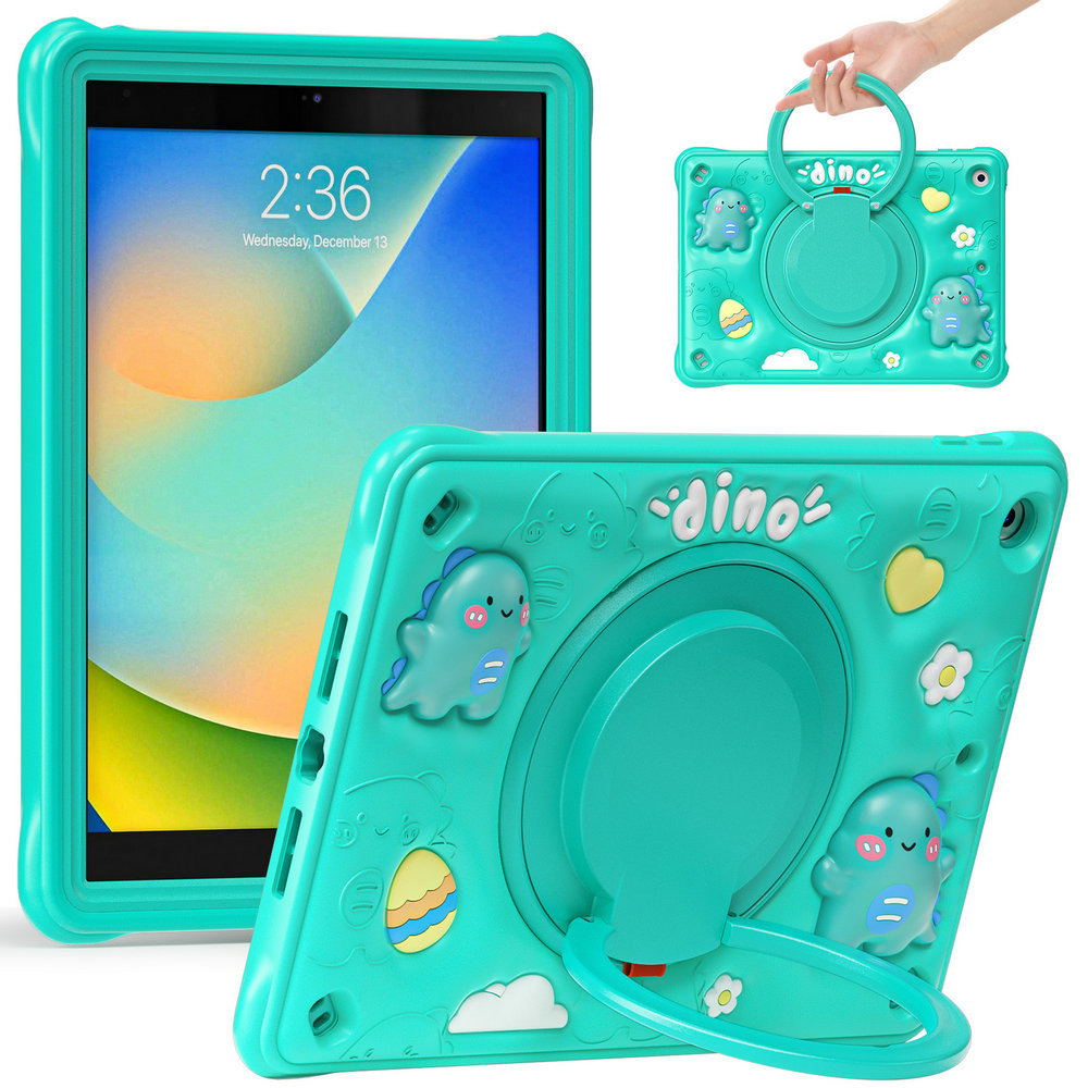 Tablet Case for iPad Shockproof Kids Stand Cute Cartoon Cover-Cellmalls
