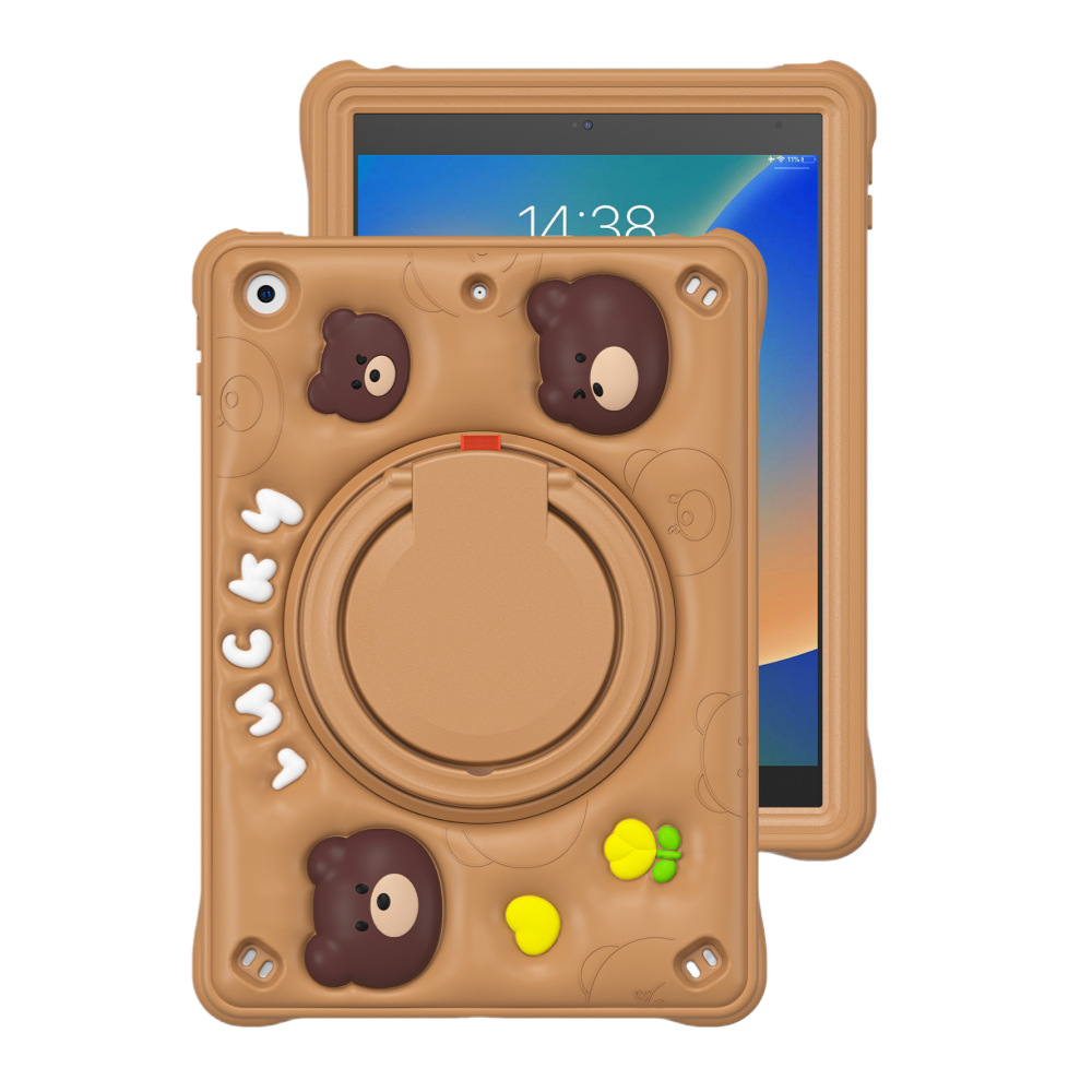 Tablet Case for iPad Shockproof Kids Stand Cute Cartoon Cover-Cellmalls