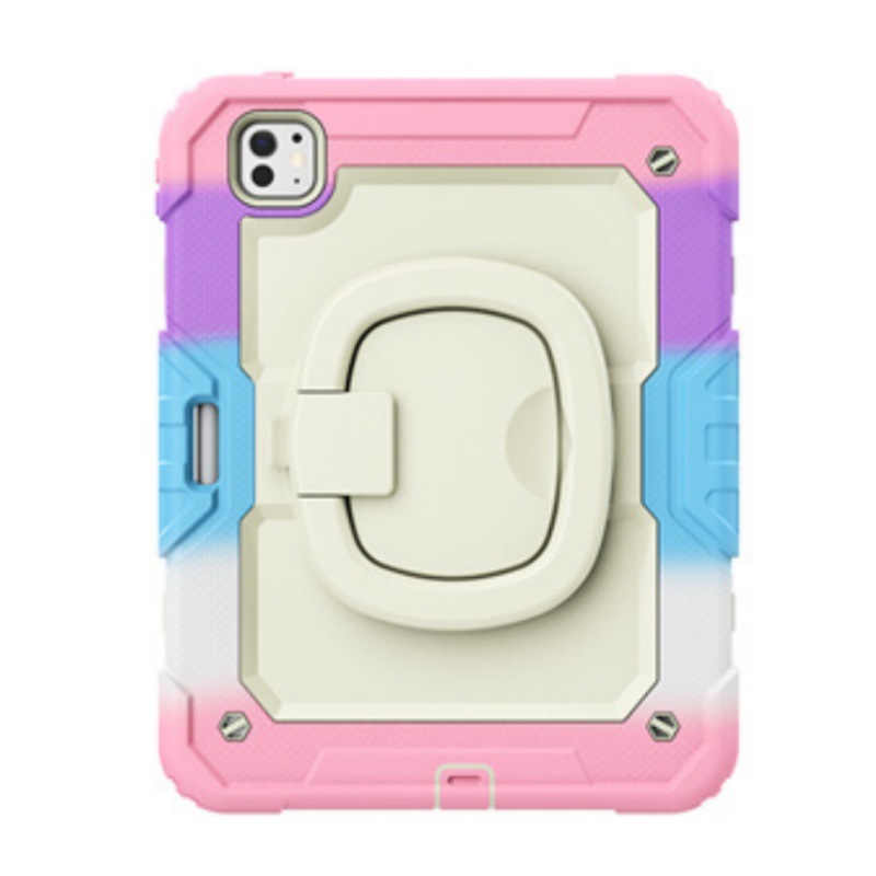 Tablet Case for iPad Silicone Shockproof Stand Protective Cover-Cellmalls