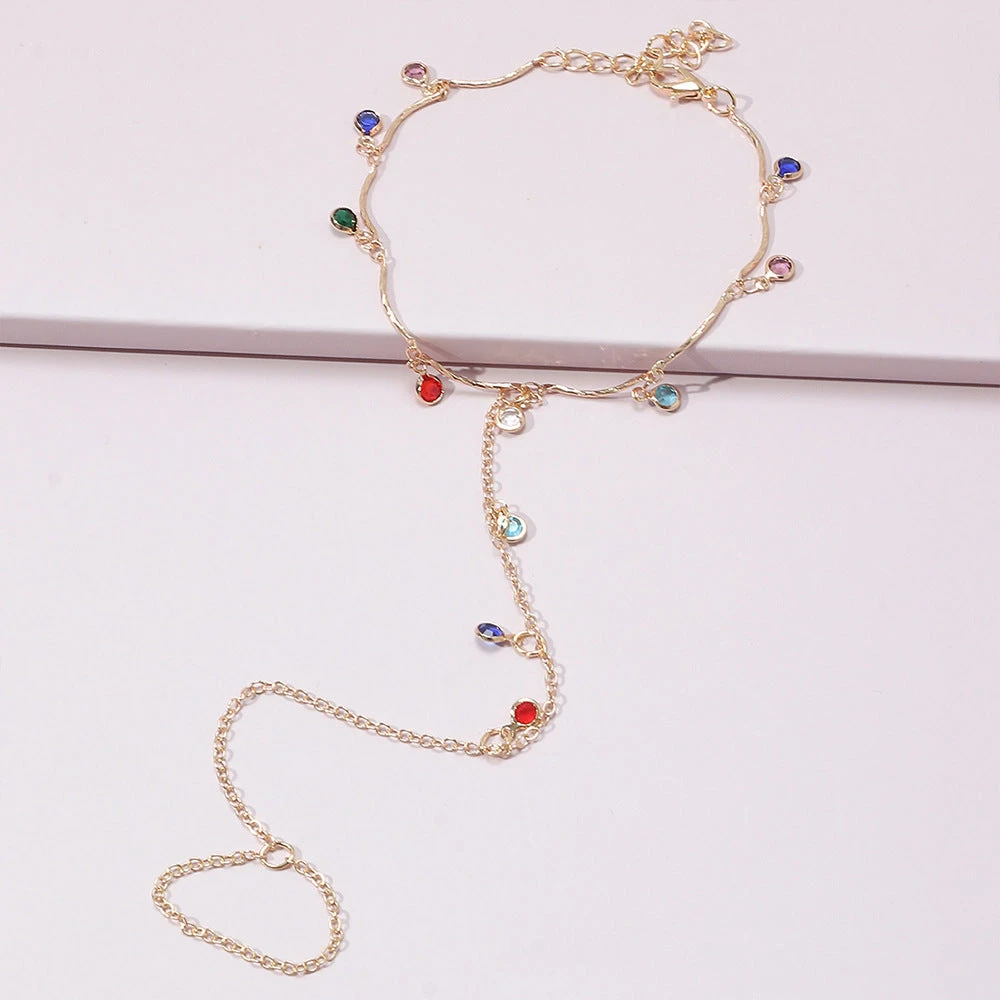 CREATIVE COLORED ANKLE CHAINS
