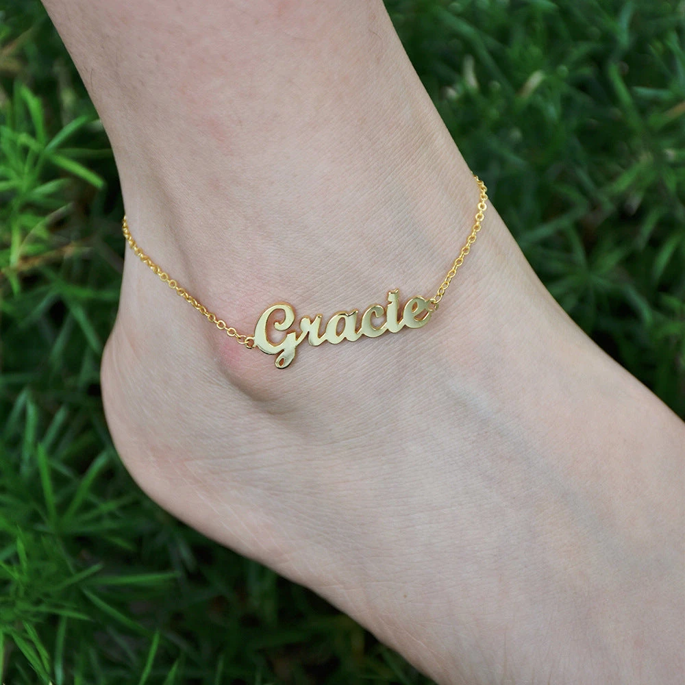 CUSTOM NAME ANKLET