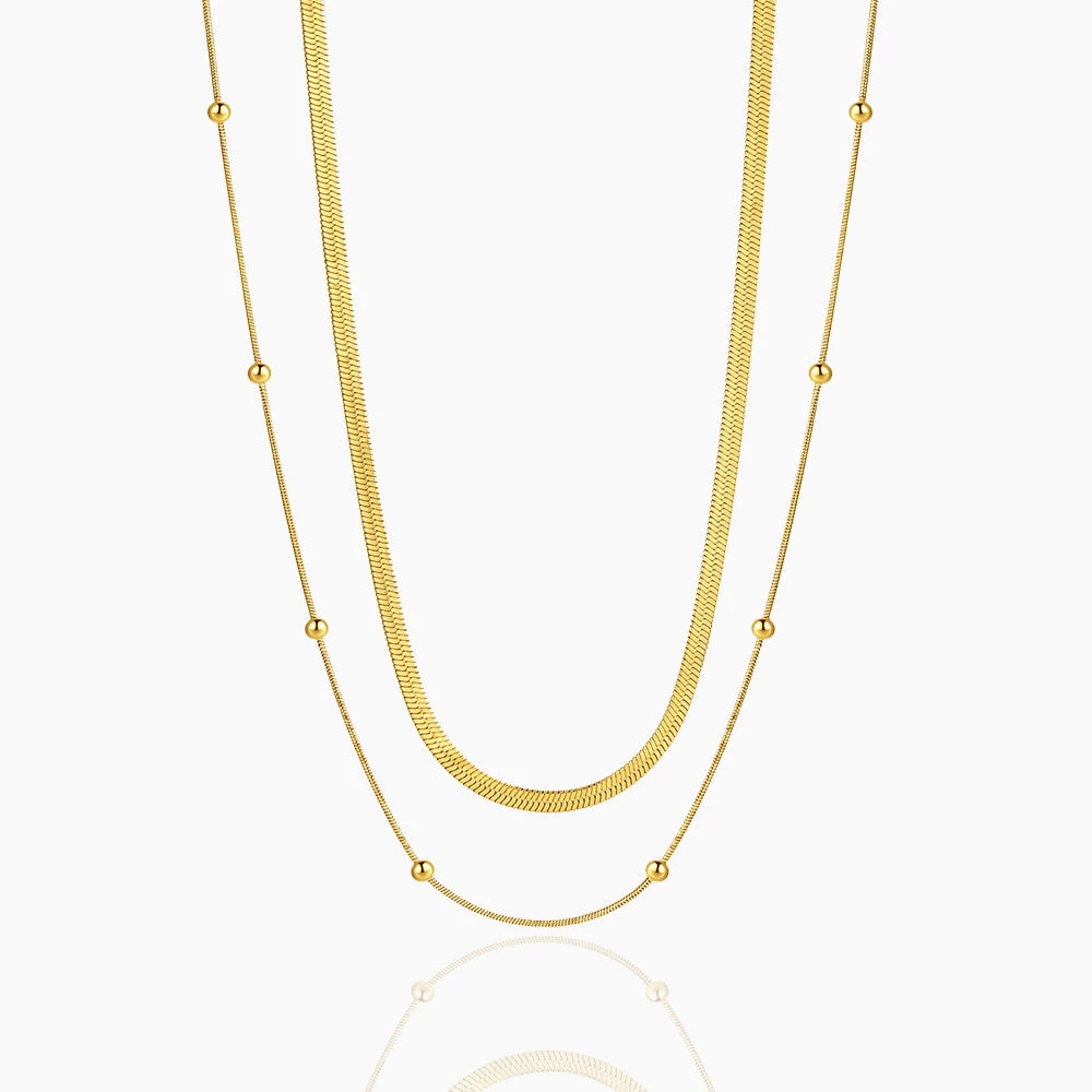 DOUBLE-PLATED PERSONALIZED NECKLACE