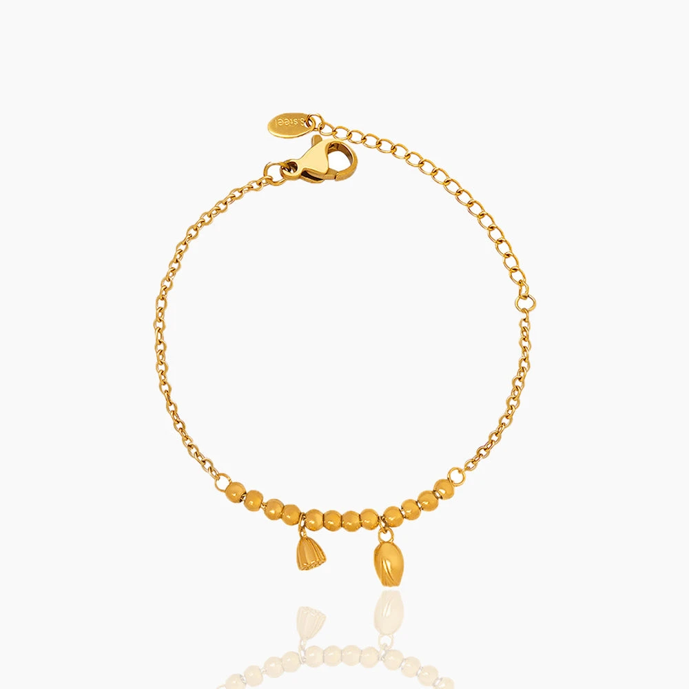 GOLDEN LOTUS ANKLETS