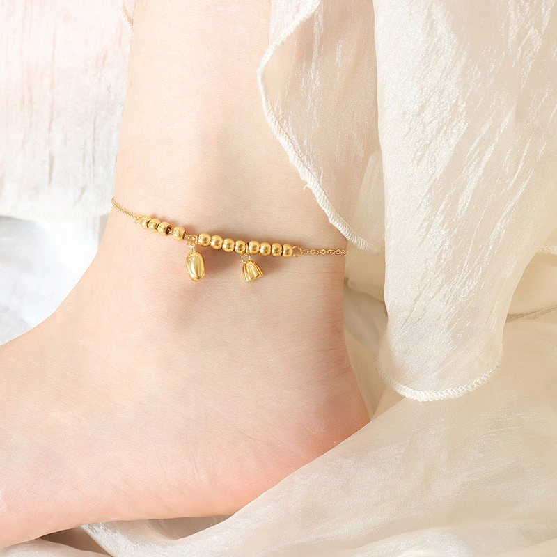 GOLDEN LOTUS ANKLETS