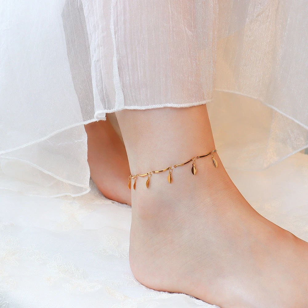 LEAF ANKLET