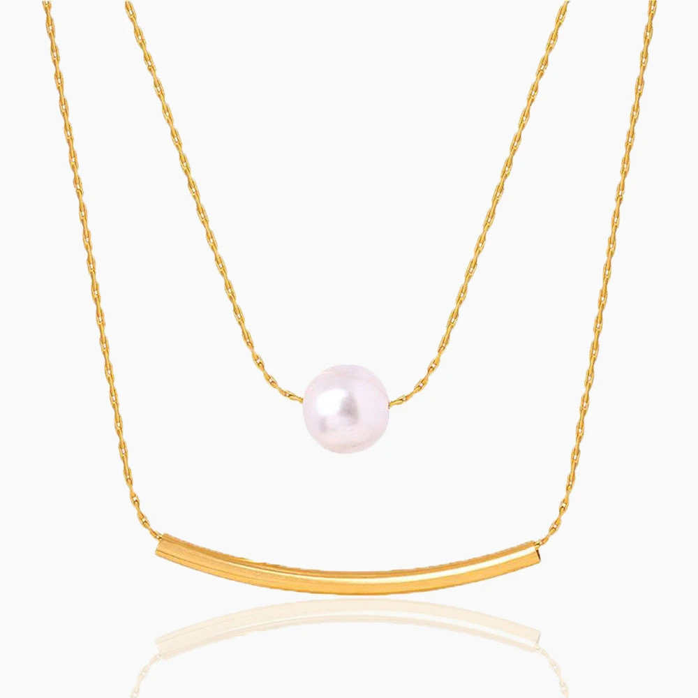 MINIMALIST DOUBLE-LAYER NECKLACE