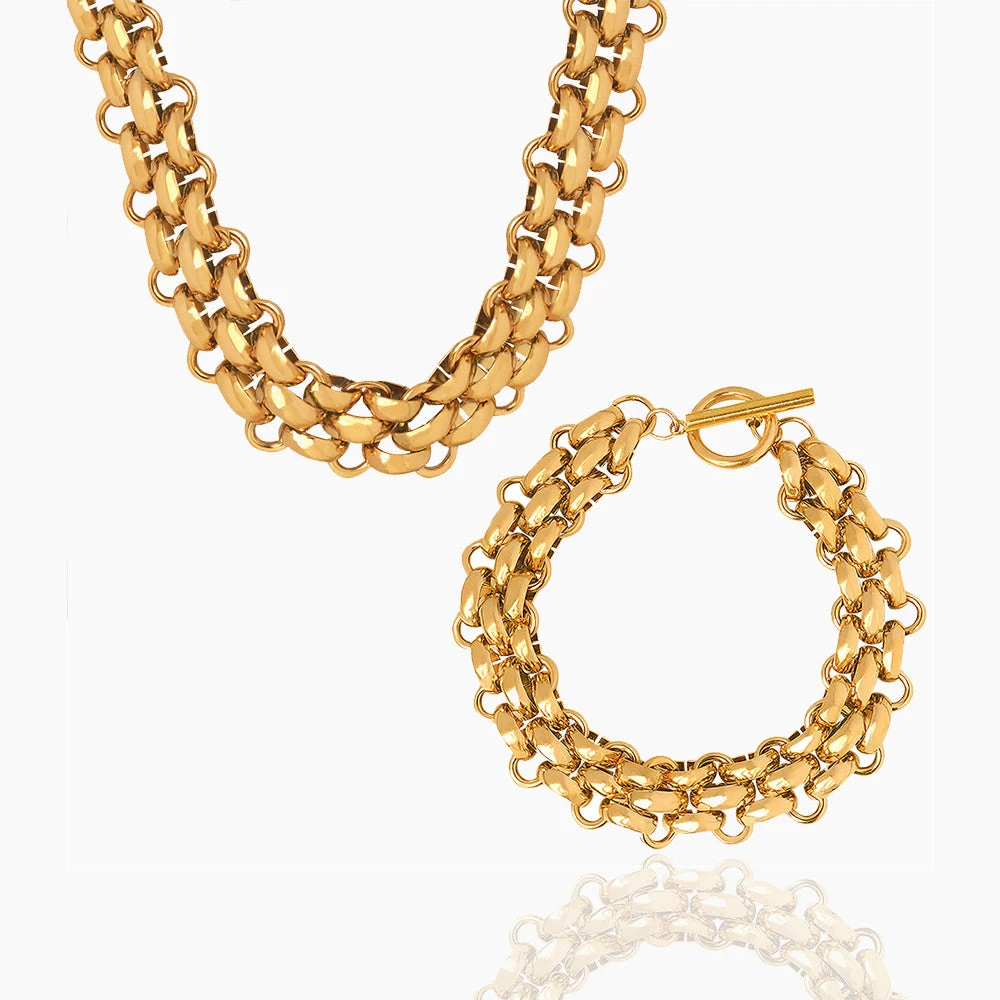 OI BUCKLE BRACELET NECKLACE