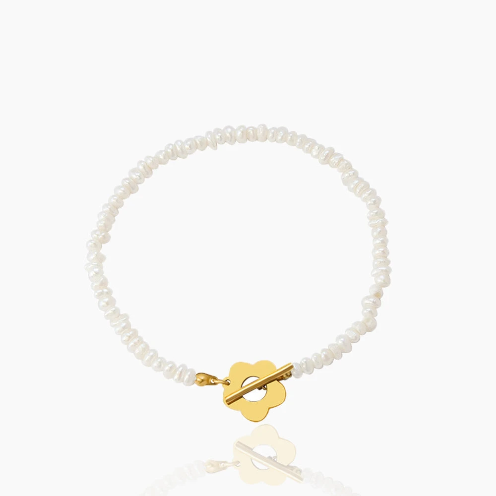 PEARL FLOWER BRACELET