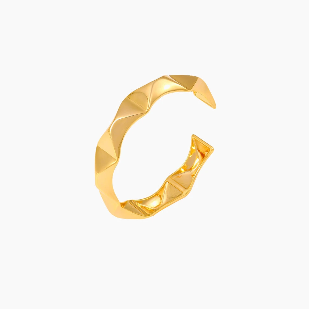 RETRO GEOMETRIC CONCAVE CONVEX BRACELET