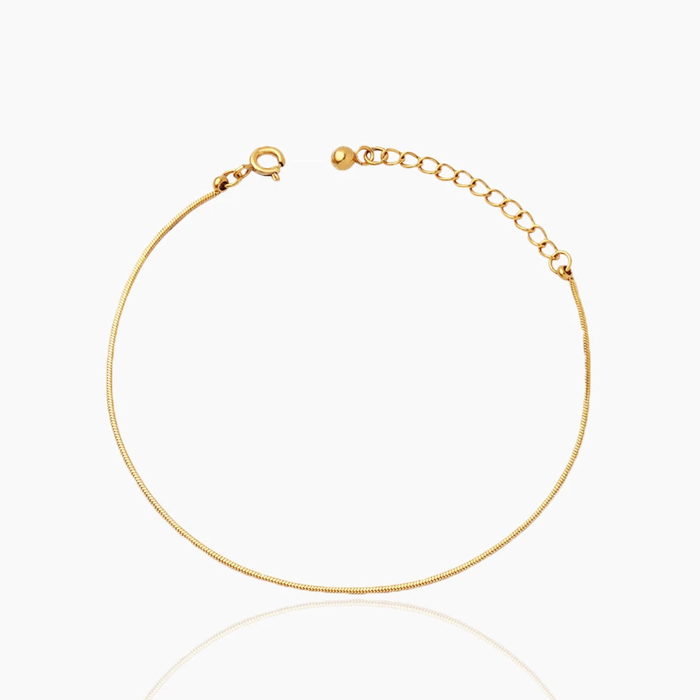 SNAKE BONE BARE CHAIN BRACELET