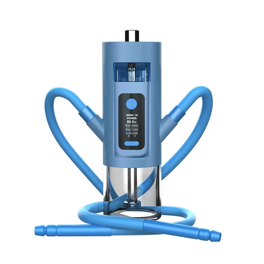 EHUKA X-GO E Hookah Shisha Vape Device: 60W MOD, 10ml Refillable Pod & for Home, Car & Outdoor Use