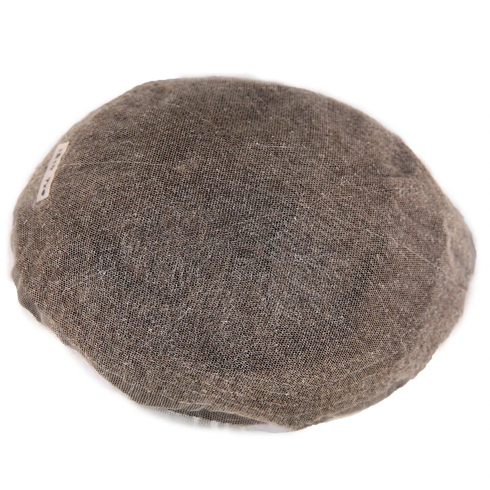 100% Human Hair European Hair Full Lace Brown Color Hair Toupee For Men