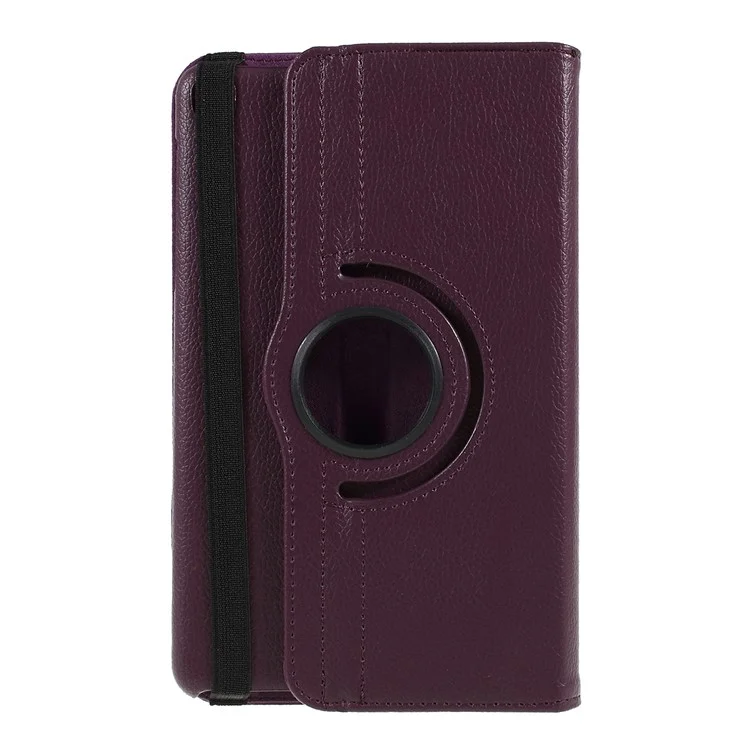 For Samsung Galaxy Tab A 8.0 (2019) with S Pen P200 P205 Litchi Texture Leather Protection Tablet Cover [With 360 Degree Rotary Stand] - Pink-Cellmalls