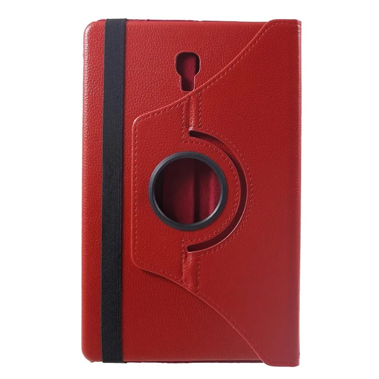 Litchi Texture PU Leather Case [With 360 Degree Rotary Stand] for Samsung Galaxy Tab A 10.5 (2018) T590 T595 - Red-Cellmalls