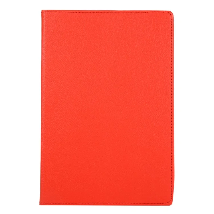 For Samsung Galaxy Tab S10 Ultra / S9 Ultra / S8 Ultra PU Leather Tablet Case 360-Degree Rotating Stand Protective Cover - Black-Cellmalls