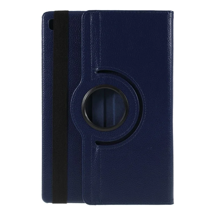 For Samsung Galaxy Tab S5e SM-T720 Litchi Texture Leather Protection Tablet Cover [With 360 Degree Rotary Stand] - Black-Cellmalls
