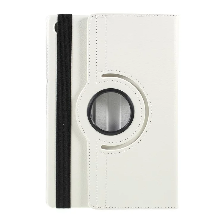 For Samsung Galaxy Tab S5e SM-T720 Litchi Texture Leather Protection Tablet Cover [With 360 Degree Rotary Stand] - Black-Cellmalls