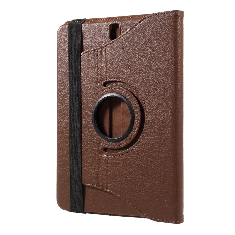 Litchi Texture 360 Degree Rotary Stand Leather Case for Samsung Galaxy Tab S3 9.7" T820 - Black-Cellmalls