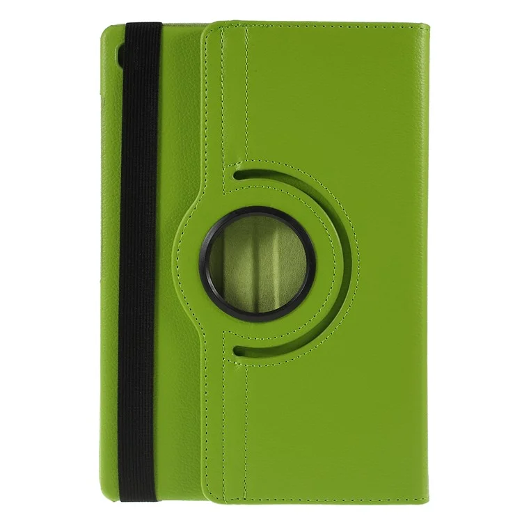 For Samsung Galaxy Tab S5e SM-T720 Litchi Texture Leather Protection Tablet Cover [With 360 Degree Rotary Stand] - Black-Cellmalls