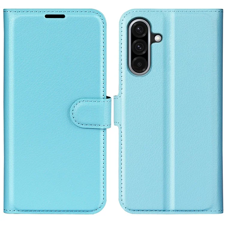 For Samsung Galaxy A36 5G / A56 5G Case Litchi Texture Shockproof Leather Wallet Phone Cover - White-Cellmalls