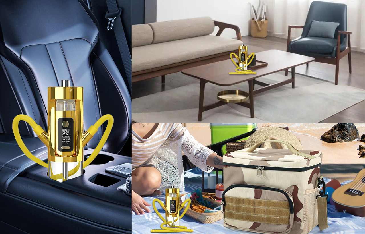 Discover Newest EHUKA X-GO multi-purpose vape device Outdoor Home Car E Hookah Shisha Pen