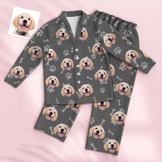 Custom Photo Face Pajama Comfortable Home Gifts for Pet