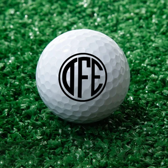 Customized Monogram Golf Balls Personalized Golf Ball Gifts for Golf Lover